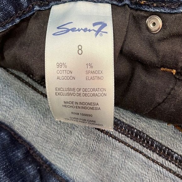 Seven high rise weekend rolled hem shorts - Picture 3 of 5